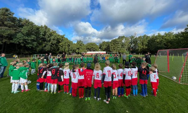 Wölfe Festival im Herbst macht Kinder froh