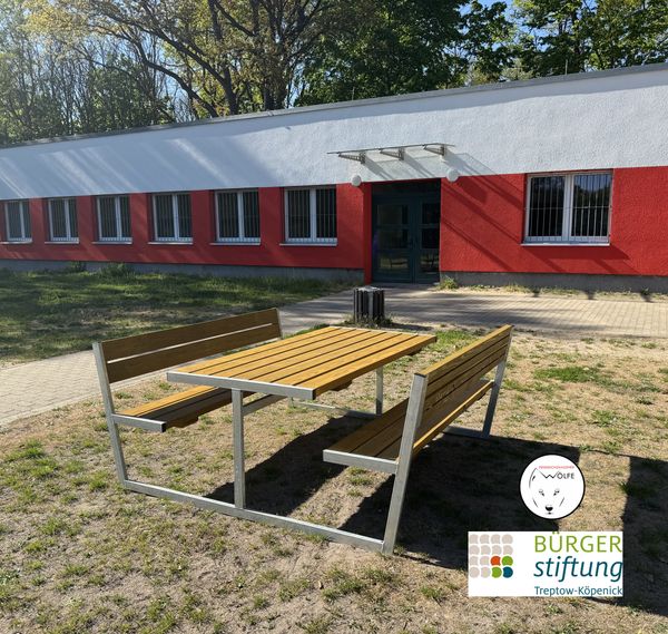 Neue Sitzmöglichkeiten: Friedrichshagener Wölfe erhalten Zuschuss von 1.000 Euro von der Bürgerstiftung Treptow-Köpenick